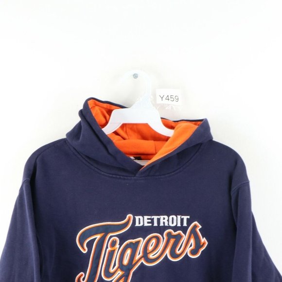 Vintage Adidas Detroit Tigers Old English D Hoodie - Picture 2 of 8